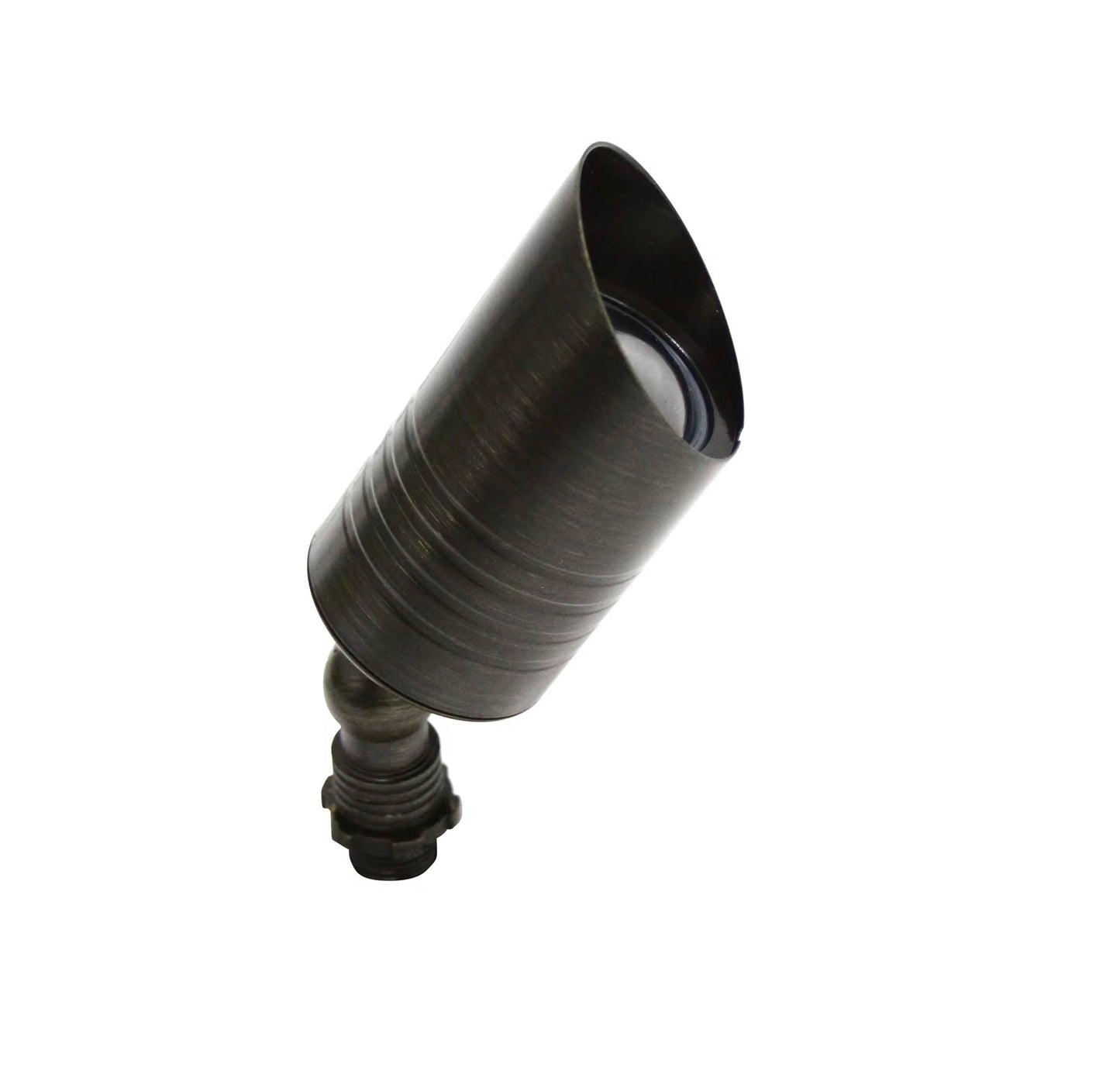 Mini Brass LED Up Light – 12V – Compact Adjustable Fixture