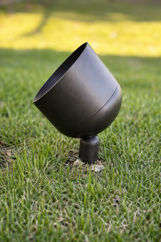 Core Elegance Orbit Brass Wall Wash Light