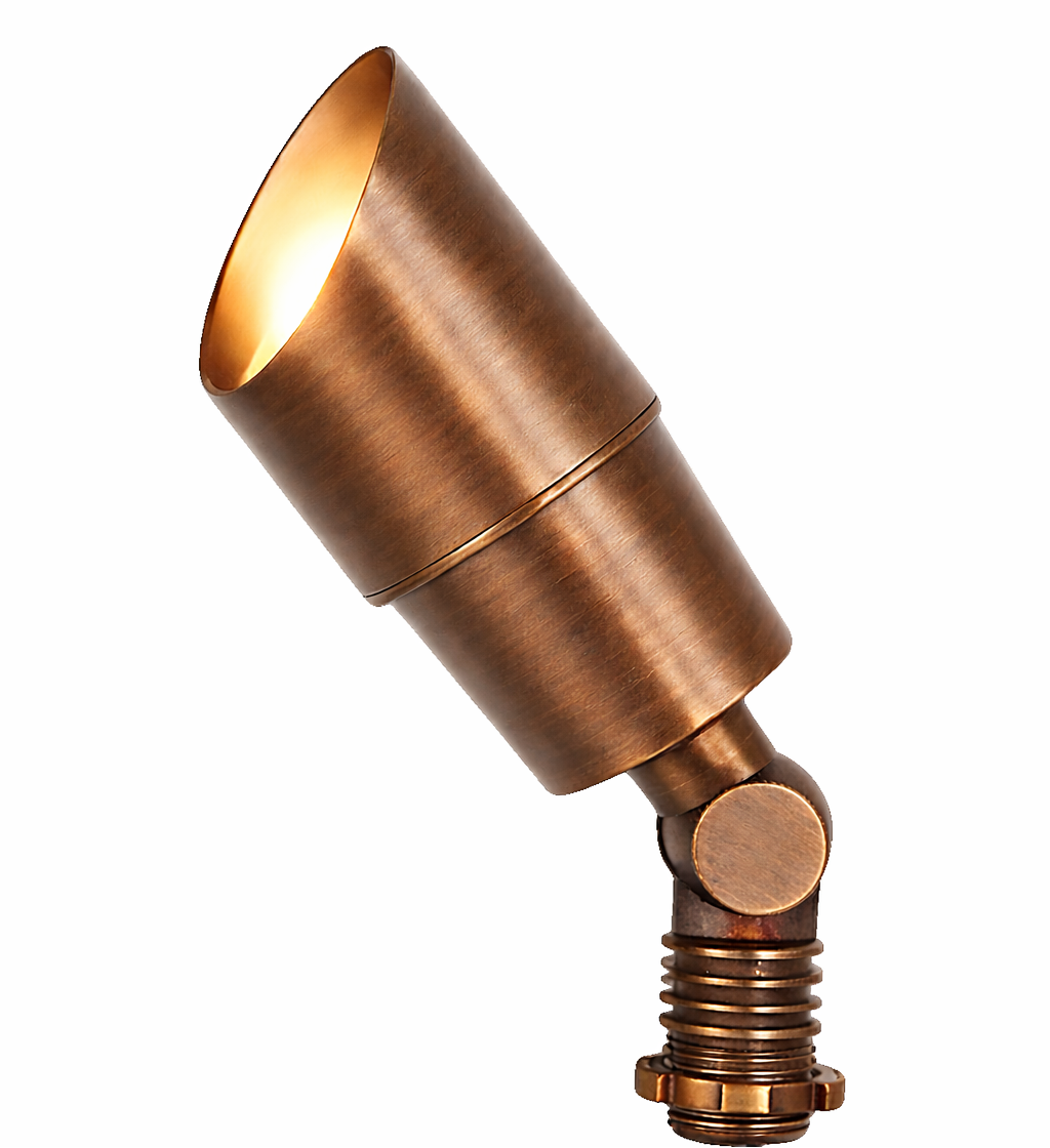 Premium Brass LED Up Light – 12V – Adjustable