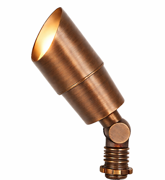 Premium Brass LED Up Light – 12V – Adjustable