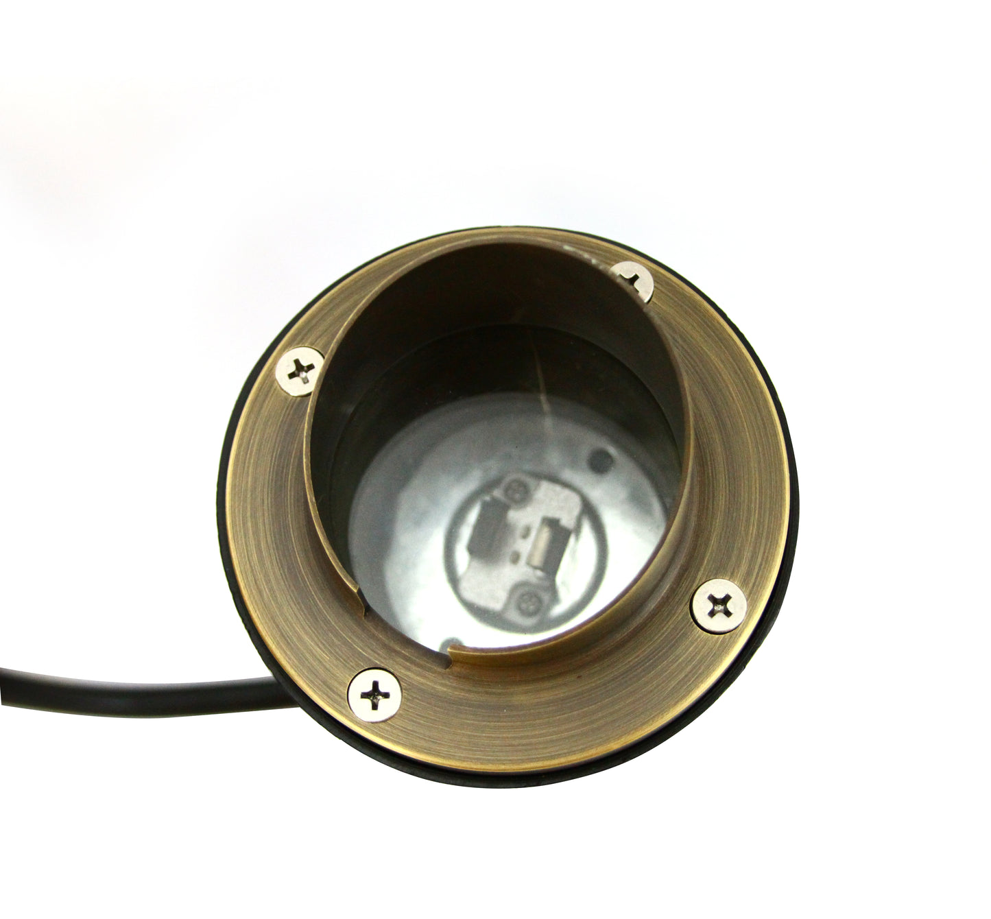 Core Elegance TerraShield 4” Directional In-Ground Well Light (12V Brass LED)