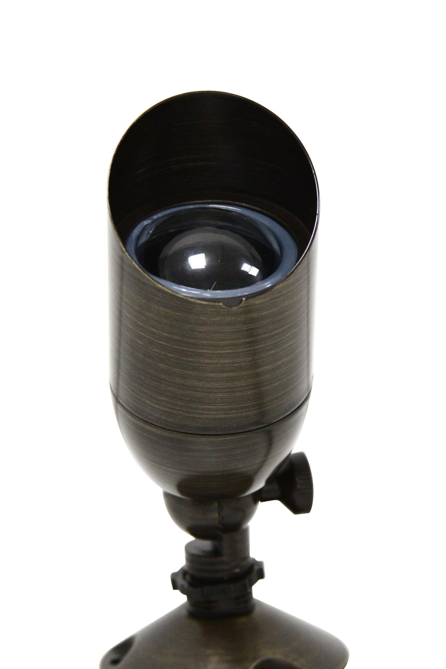 Core Elegance Compact Brass 12V Landscape Spotlight – Directional Outdoor Uplight