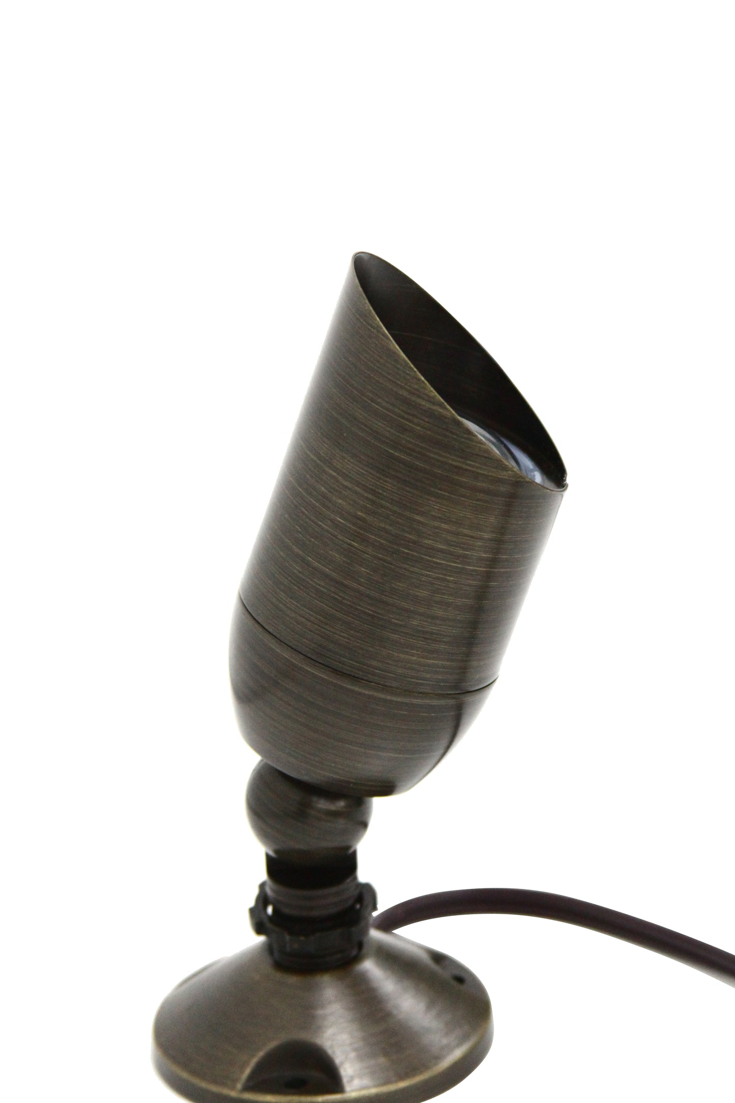 Core Elegance Compact Brass 12V Landscape Spotlight – Directional Outdoor Uplight