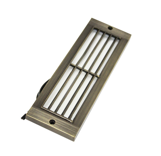 Core Elegance Linear Shield Solid Brass Hardscape Step Light (12V Low Voltage)