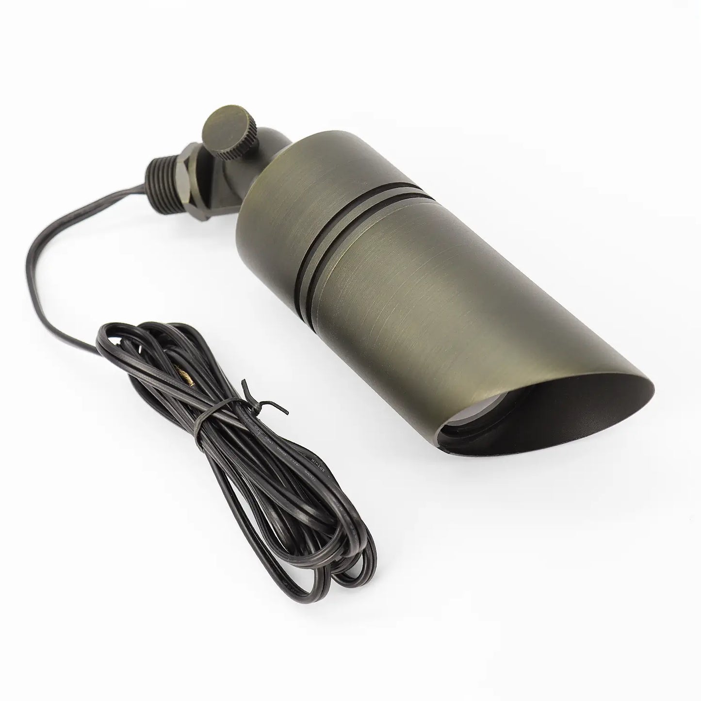 Core Elegance Adjustable Brass LED Spotlight – 12V – Antique Bronze Finish