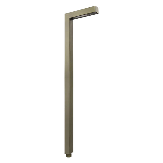 Core Elegance L-Shaped LED Path Light – Solid Brass – 12V – Antique Bronze Finish
