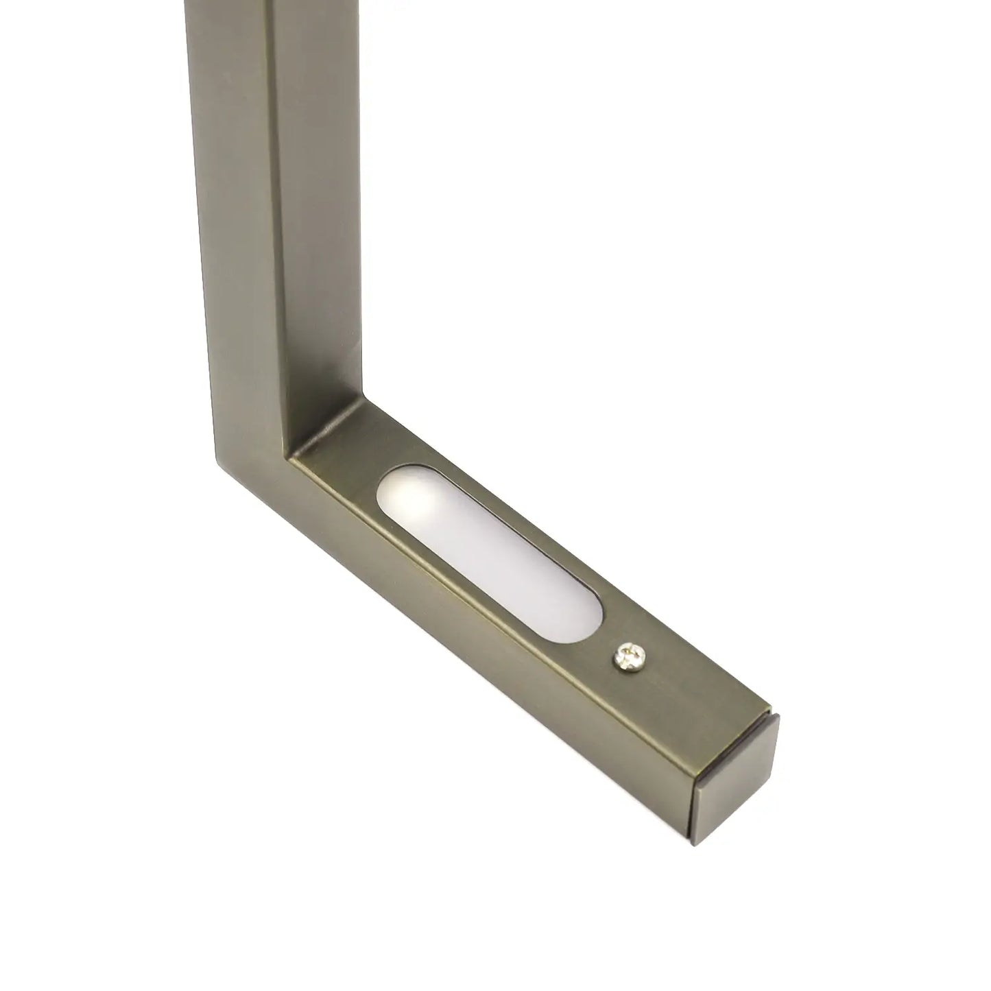 Core Elegance L-Shaped LED Path Light – Solid Brass – 12V – Antique Bronze Finish