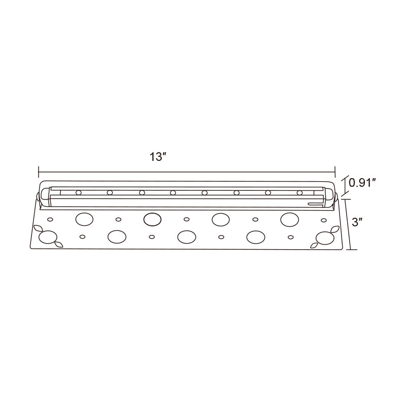 Core Elegance “EdgeLine 13” Hardscape Light (12V Linear LED)