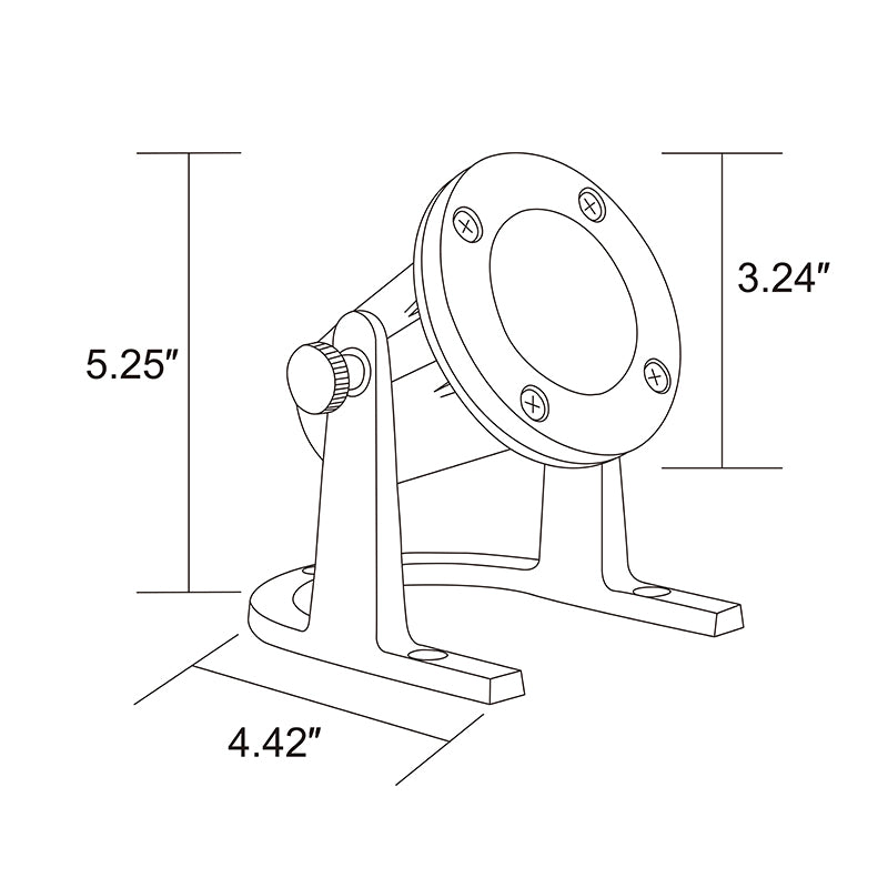 Core Elegance AquaBeam Pro Submersible LED Light (12V Brass Fixture)