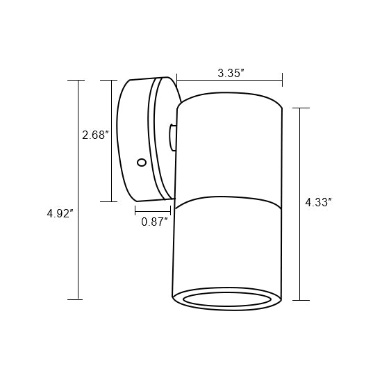 Core Elegance Axis Down Solid Brass Wall Downlight (12V Directional LED)